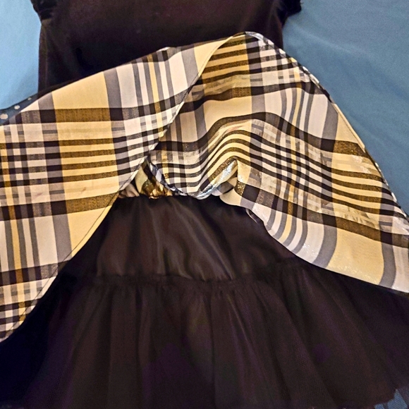 Bonnie Jean Girls Dress size 5T colors Black and Gold - Picture 8 of 12